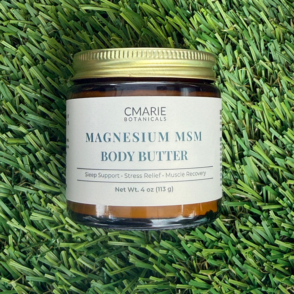 Magnesium MSM Body Butter for Sleep Support & Muscle Recovery